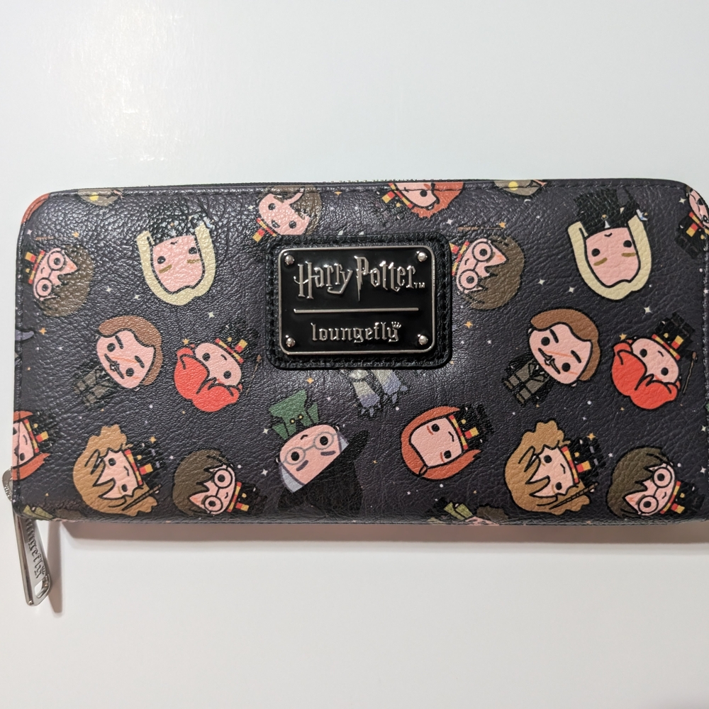 Loungefly Harry Potter Character Wallet - Black and Multicolor